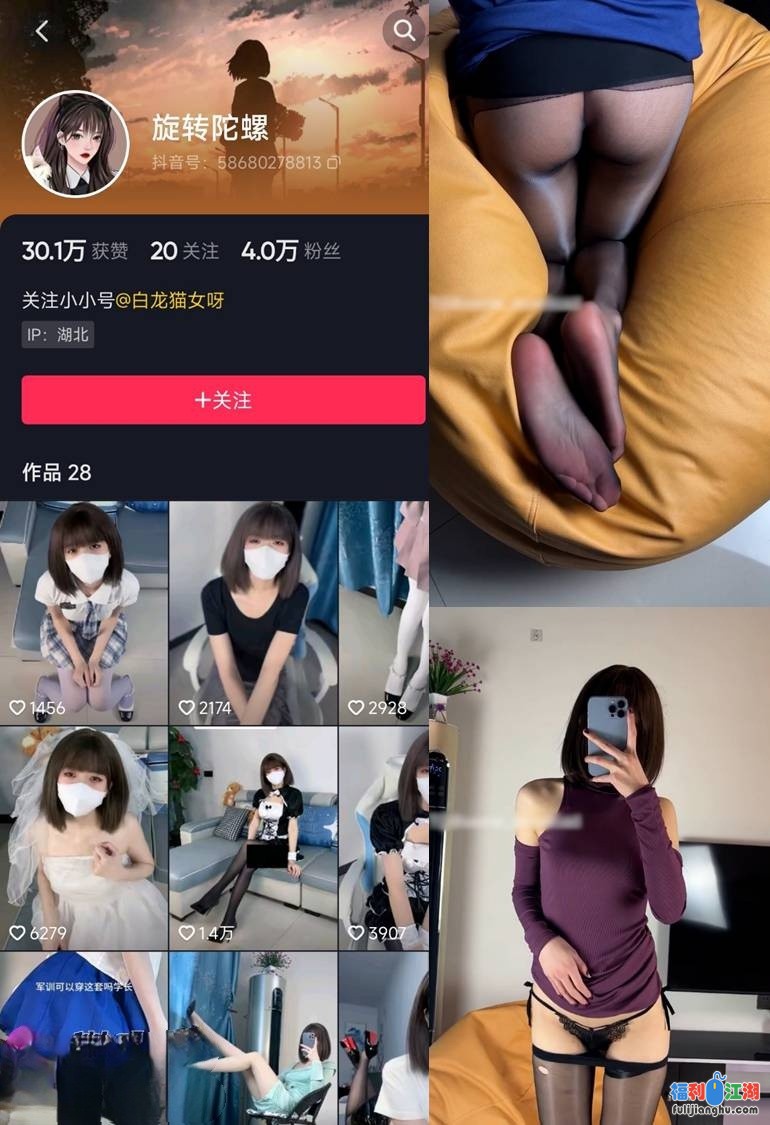 抖音 白龙猫女 第二期 27p20v 百度网盘